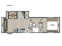 Chaparral Lite 254RLS Floorplan Image