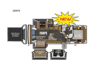 Back Country Series MTN TRX 26RPS Floorplan Image