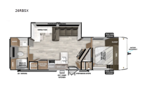 Wildwood 26RBSX Floorplan Image