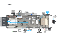 Wildwood FSX 270RTK Floorplan Image