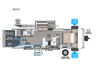 Wildwood FSX 262VC Floorplan Image