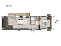 Wildwood 28VIEW Floorplan Image