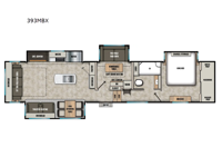 Chaparral 393MBX Floorplan Image