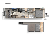 Cherokee Timberwolf Black Label 20OGBL Floorplan Image