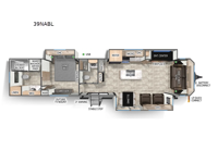 Cherokee Timberwolf Black Label 39NABL Floorplan Image