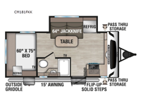 Connect Mini CM181FKK Floorplan Image