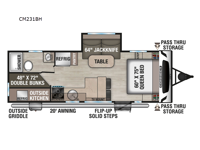 Connect Mini CM231BH Floorplan Image