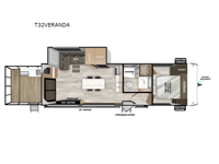 Wildwood T32VERANDA Floorplan Image