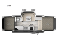 Rockwood Freedom Series 277FT Floorplan Image