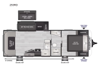 Passport Super Lite 253RD Floorplan Image