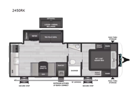 Passport Super Lite 2450RK Floorplan Image