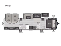 Passport Super Lite 3401QD Floorplan Image