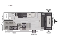 Passport Super Lite 219BH Floorplan Image