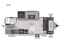 Passport Super Lite 221BH Floorplan Image