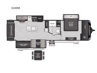 Passport 3100RE Floorplan Image