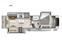 Cedar Creek Experience 29RL Floorplan Image