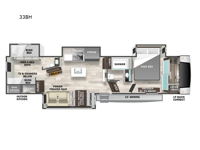 Cedar Creek Experience 33BH Floorplan Image