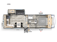 Wildcat 23RK Floorplan Image