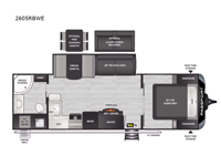 Passport Super Lite 2605RBWE Floorplan Image