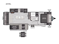 Passport Super Lite 2870RL Floorplan Image