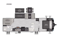 Passport Super Lite 2900BH Floorplan Image