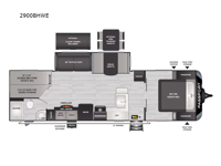 Passport Super Lite 2900BHWE Floorplan Image