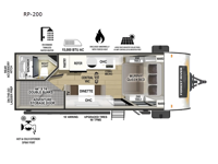 R Pod RP-200 Floorplan Image