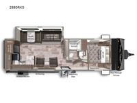 Aspen Trail 2880RKS Floorplan Image