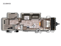 Aspen Trail 3210BHDS Floorplan Image