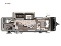 Aspen Trail 3020BHS Floorplan Image