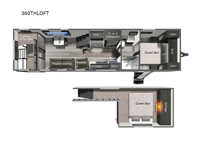 Aspen Trail Loft 360THLOFT Floorplan Image