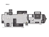 Alpine Avalanche Edition 366LS Floorplan Image