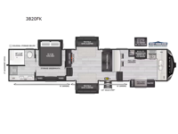 Alpine 3820FK Floorplan Image