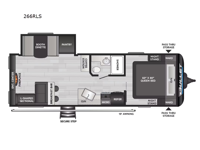 Bullet Crossfire 266RLS Floorplan Image