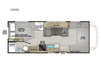 Leprechaun 220XG Chevy 3500 Floorplan Image