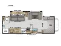 Leprechaun 260MB Ford 450 Floorplan Image