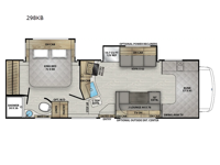 Leprechaun 298KB Ford 450 Floorplan Image