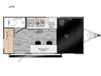 Rove Lite 14FS Floorplan Image