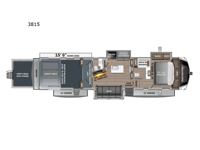 Seismic Luxury Series 3815 Floorplan Image