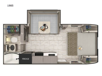 Lance Travel Trailers 1985 Floorplan Image