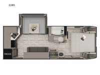 Lance Travel Trailers 2285 Floorplan Image