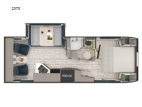 Lance Travel Trailers 2375 Floorplan Image