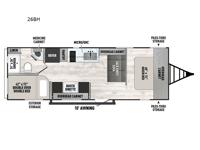 Viking 5K Series 26BH Floorplan Image