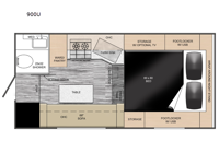 Up Country 900U Floorplan Image