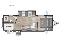 Delta Ultra Lite BH241 Floorplan Image