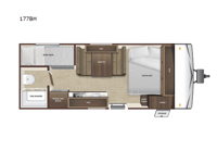 Autumn Ridge 177BH Floorplan Image