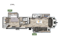 Puma Destination 37PFL Floorplan Image