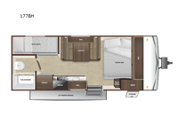 Autumn Ridge 177BH Floorplan Image