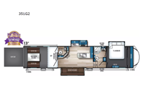 Vengeance Rogue Armored 351G2 Floorplan Image