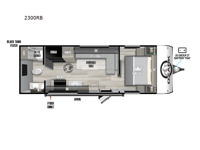 Ozark 2300RB Floorplan Image